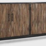 Classic Home Anton Brown/Dark Brown Sideboard | Roby's Furniture .