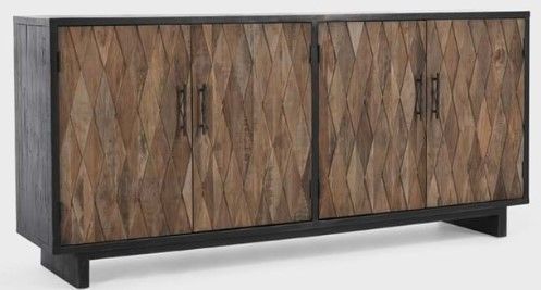 Classic Home Anton Brown/Dark Brown Sideboard | Roby's Furniture .