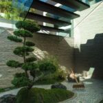 Zen garden under the stairs | Zen garden design, Japanese garden .