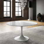 Orchid 44" Round Quartz Dining Table | Cost