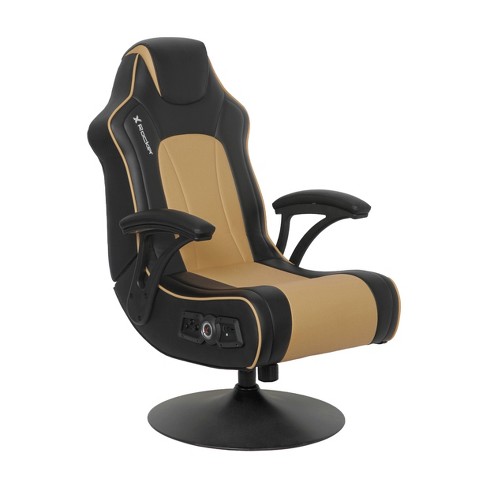 Torque+ 2.1 Dual Pedestal Gaming Chair Gold/black - X Rocker : Targ