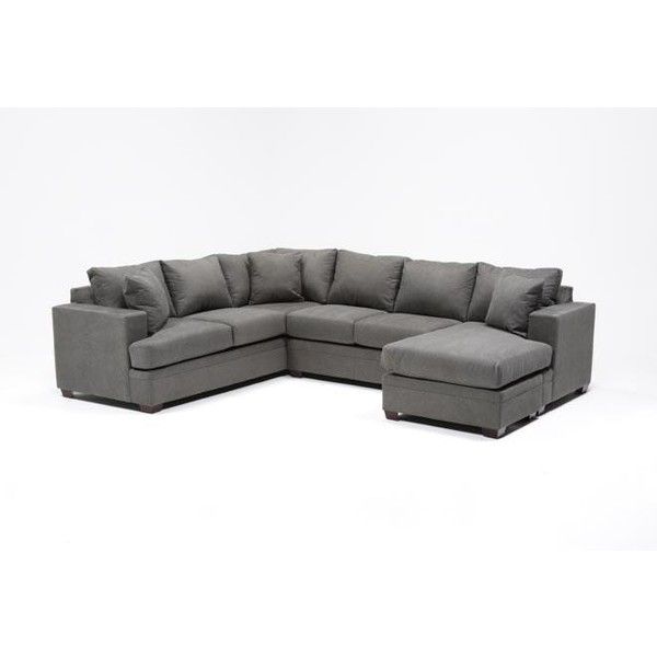 Kerri 2 Piece Sectional W/Raf Chaise (2,900 PEN) ❤ liked on .