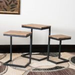 Kacha Firwood Antique Nesting Tables | Nesting tables, Coffee .