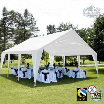 King Canopy Event 2 Ft. W x 2 Ft. D Steel Party Tent | Wayfair .