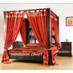 Monsoon Craft.com: Cal king queen poster canopy bed | Bed design .