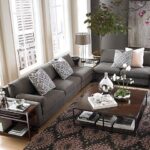 Modern Comfort L-Shaped Sectional | Grey couch living room, Grey .