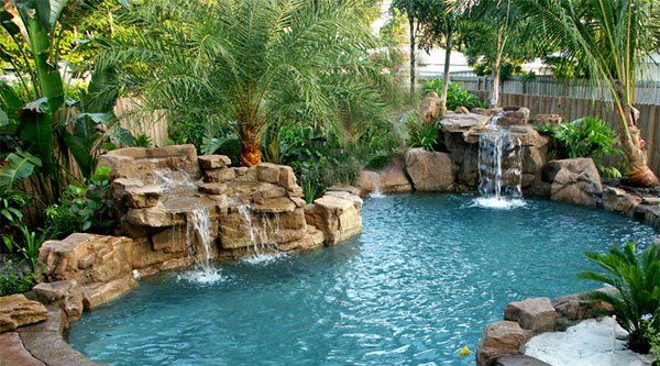 15 Pool Waterfalls Ideas for Your Outdoor Space | Home Design .
