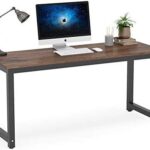 Tribesigns Computer Desk, 63 inch Large Office Desk Computer Table .