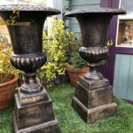 large cast iron urn planter for sale | Urn planters, Large .