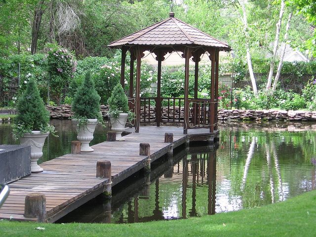 Untitled | Ponds backyard, Backyard gazebo, Large backyard landscapi