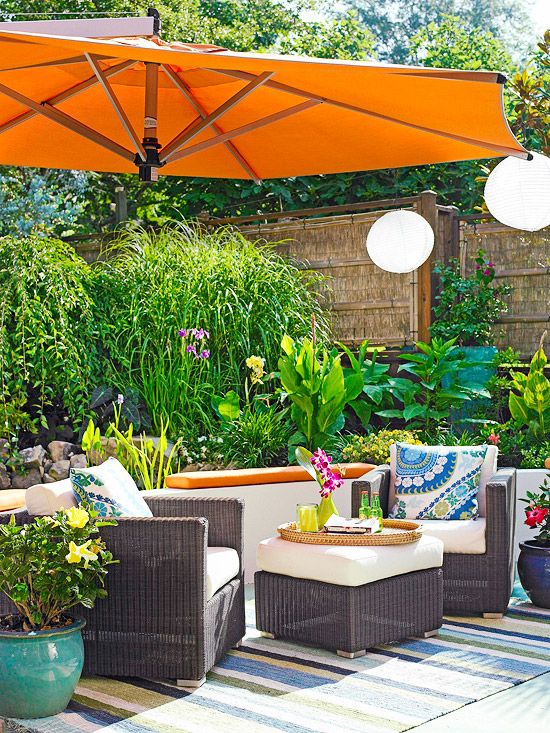 Stylish Decorative Touches for Outdoor Rooms | Outdoor living .