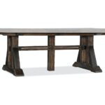 Hooker Furniture Dining Room Roslyn County Trestle Dining Table w .