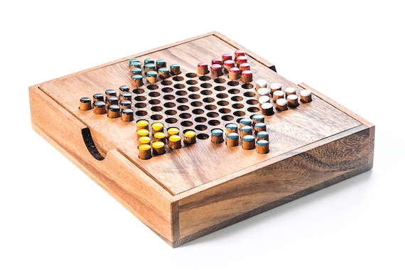 Chinese Checkers Wooden Board Game Wood Board Game - Et