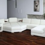 Stoughton Leather Sectional with Ottoman | Sectional with ottoman .