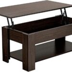 Yaheetech Lift Top Coffee Table with Hidden Compartment and .