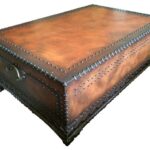 Ralph Lauren Leather Trunk or Coffee Table | Leather trunk .
