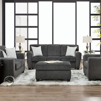 Buy Adler Collection Gray Living Room Set | Financing Options .