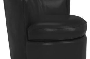 Otis Leather Swivel Chair - Modern Living Room Furniture - Room .