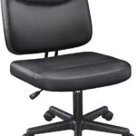 Topeakmart Task Desk Chair Height Adjustable Chair Computer Faux .