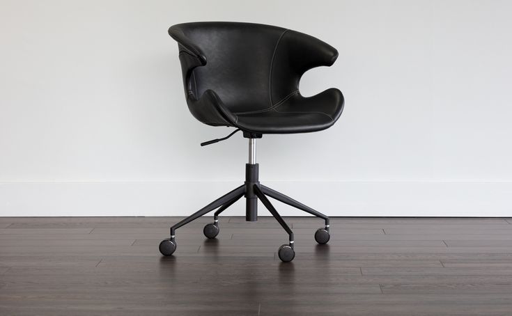 Kash Office Chair - Nightfall Black Black | Office chair, Chair .