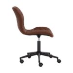 Lyla Office Chair - Black - Antique Brown by Sunpan | Black office .