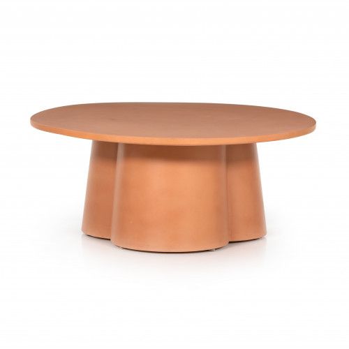 Four Hands Mara Outdoor Coffee Table Terracotta | Outdoor coffee .
