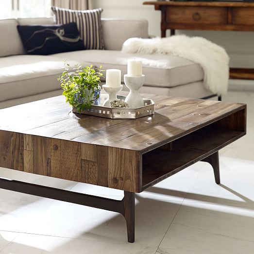 Modern Reclaimed Oak Coffee Table | Modern Living Room Furniture .