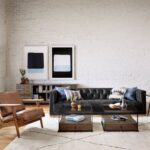 Four Hands Brooks Lounge Chair | Leather couches living room .
