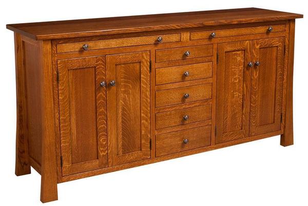 72" Olde Town Solid Wood Sideboard from DutchCrafters Amish Furnitu