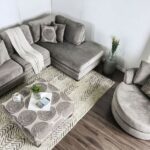 Groovy - Smoky Grey - 2pc Sectional Collection Quick Shipping .