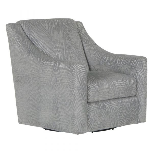Lamar Cuddler Cushion Swivel Chair in Shark by Jackson Furniture .