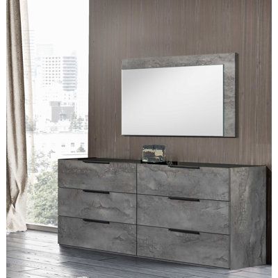 Wade Logan® Araddhna Dresser Mirror | Wayfair | Dresser with .