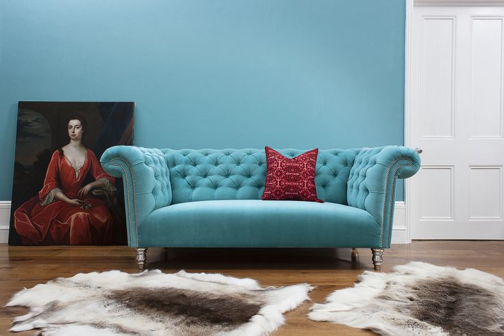 Bespoke sofa London- Claridges sofa | Sofa handmade, Blue couch .