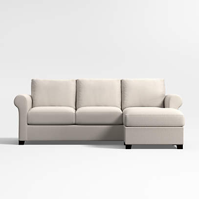 Benicia Roll-Arm Lounger Sofa + Reviews | Crate & Barr