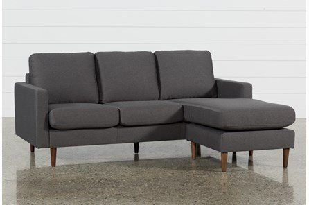 David Dark Grey Reversible Sofa Chaise | Large grey sofa, Sofa bed .