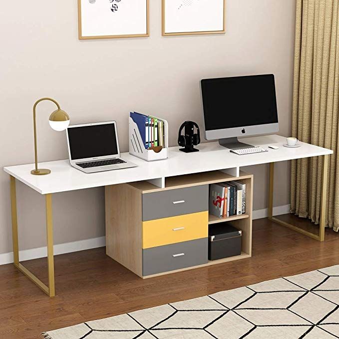 Best Long Computer Desk | Computer desks for home, Home office .