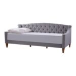 Jennifer Taylor Home Light Gray Lucy Upholstered Daybed .