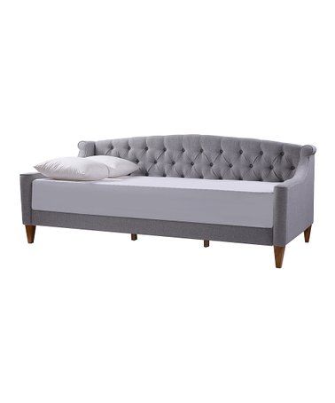 Jennifer Taylor Home Light Gray Lucy Upholstered Daybed .