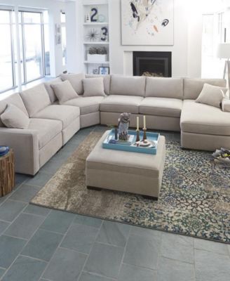 Radley Fabric Sectional Sofa Living Room Furniture Collection .