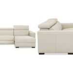Furniture Nevio 115 | Sectional sofa with chaise, Leather .