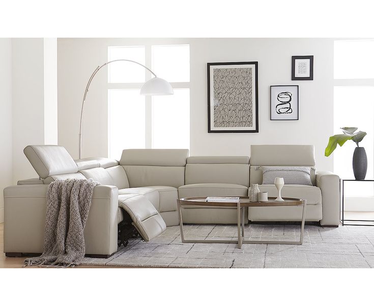 Furniture Nevio 115 | Power reclining sectional sofa, Sectional .