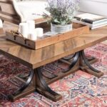 Magnolia Home Iron Trestle Cocktail Table By Joanna Gaines - Room .