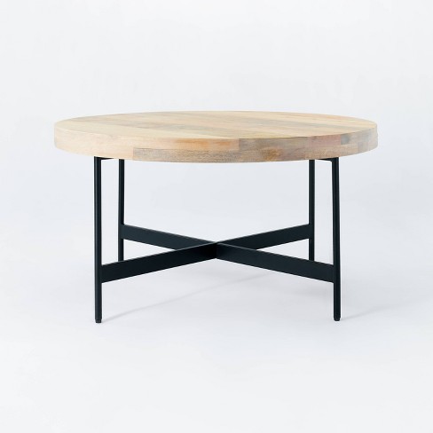 Villa Park Round Wooden Coffee Table - Threshold™ Designed With .