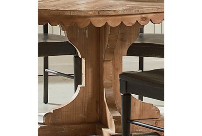Magnolia Home Top Tier Round Dining Table Bjg | Living Spac