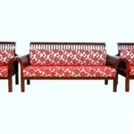 Manchester Rosewood Sofa set- (3+1+1)Seater | Furniture, Wood sofa .