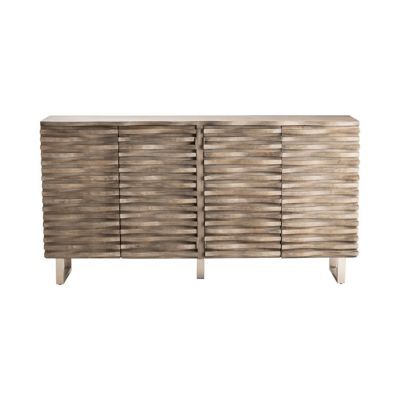 Crestview Collection Bengal Manor Mango Wood Wave Sideboard with 4 .