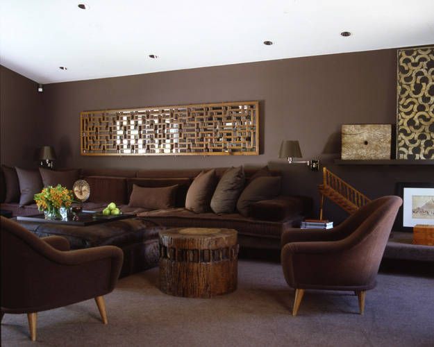 Color Code: Brown | Brown living room, Brown living room decor .