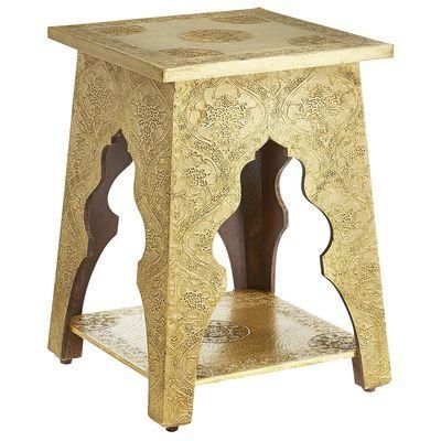Marrakesh Accent Table - Brass I Pier One | Accent table, Brass .