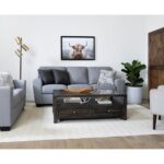 Mcdade Ash 63" Loveseat | Living room sets, Coffee table grey .