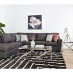 Mcdade Graphite 2 Piece 114" Sectional With Left Arm Facing Corner .